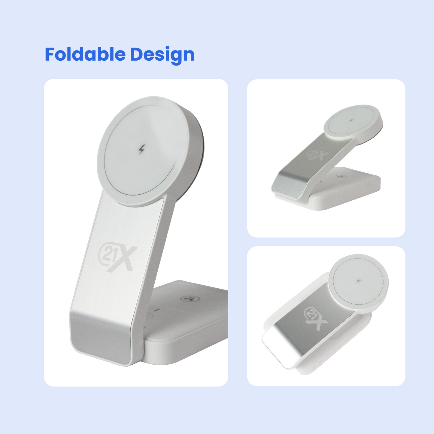 PowerFold — 3-in-1 Wireless Charging Station