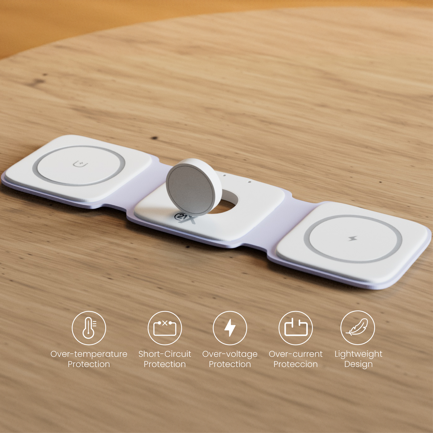 MagCharge — Foldable Magnetic Wireless Charger