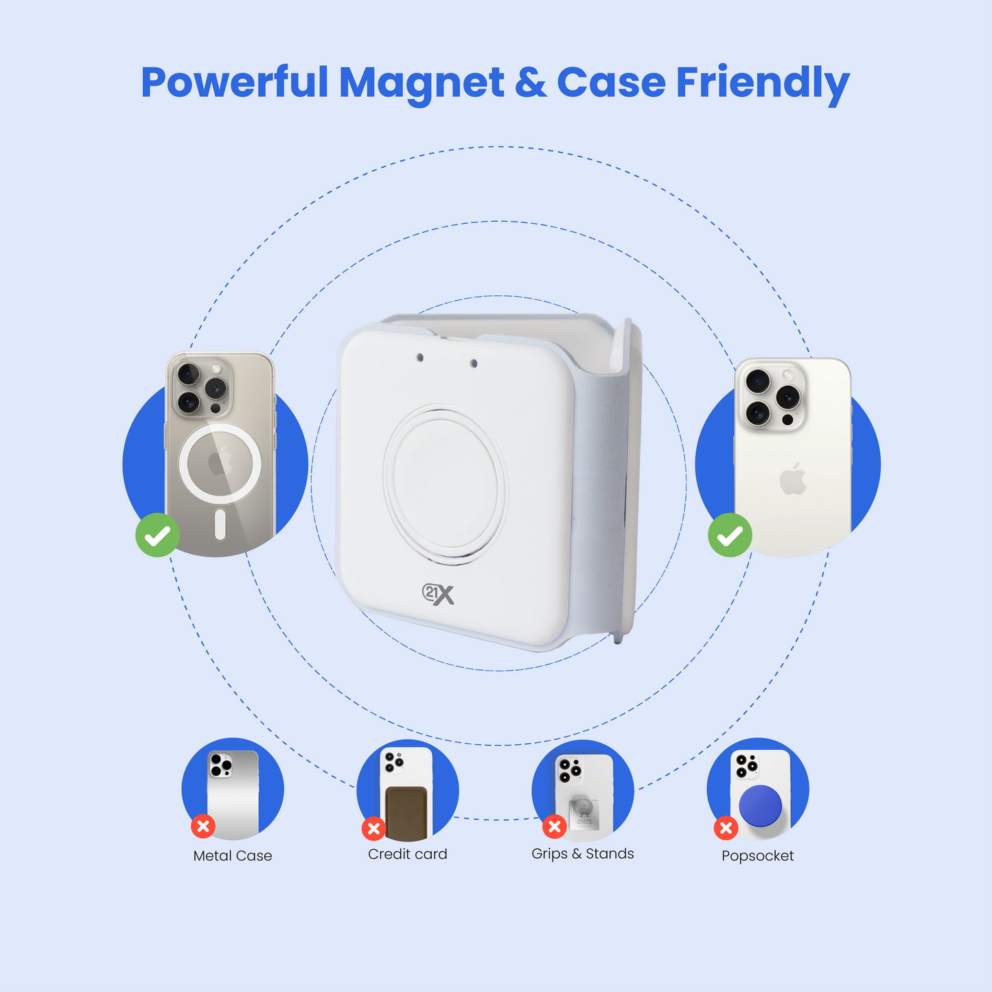 MagCharge — Foldable Magnetic Wireless Charger